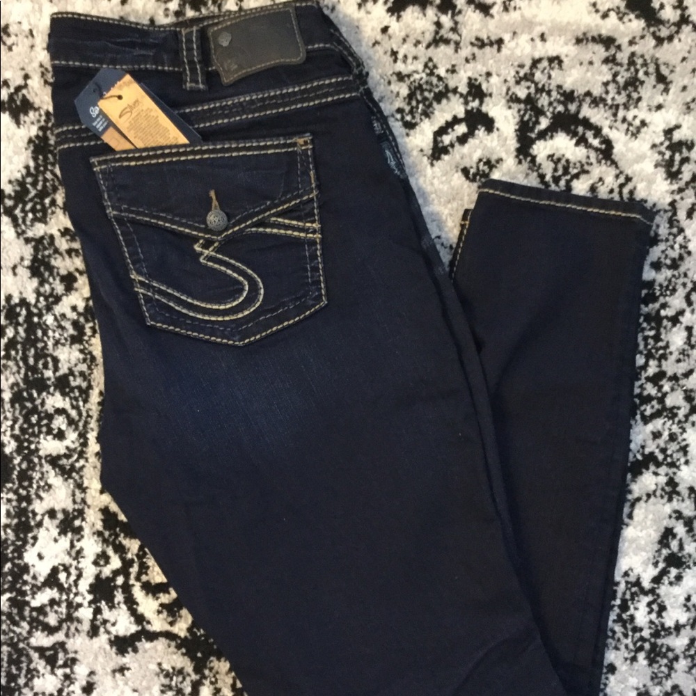 Silver Jeans Mid Super Skinny Suki 20W/31L